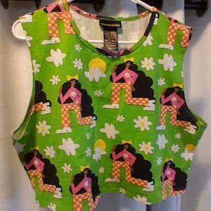 NOOWORKS Summer Tank Checkered Girl 2X